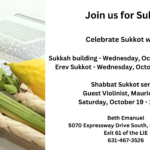 Sukkot Services